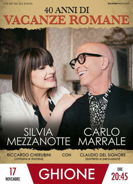 Parte da Roma il tour di Silvia Mezzanotte e Carlo Marrale