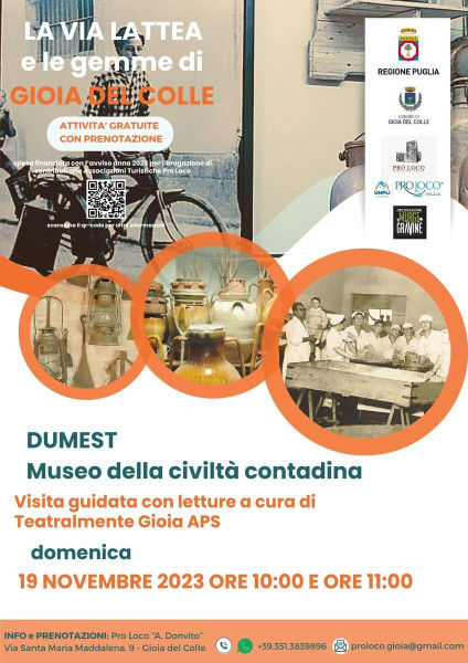 Visita guidata al Museo della Civiltà Contadina DUMEST