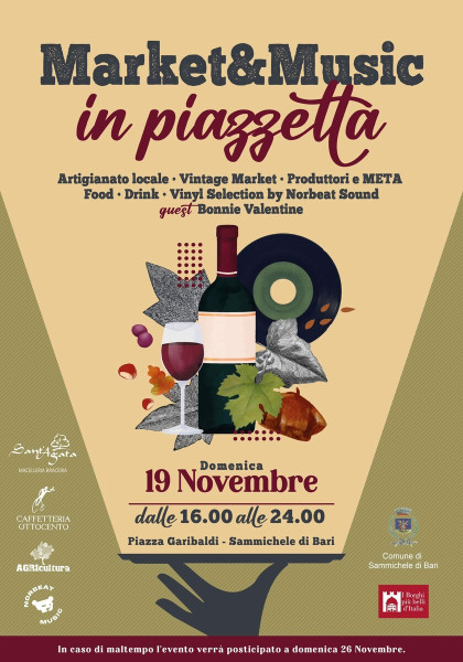 Market & Music - in piazzetta