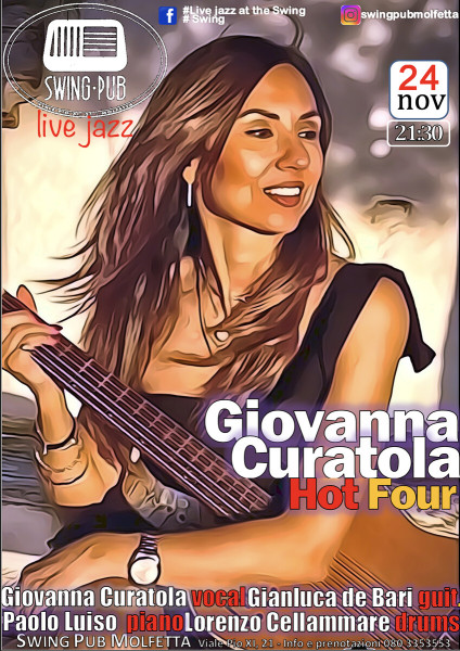 Live jazz - Giovanna Curatola Hot four