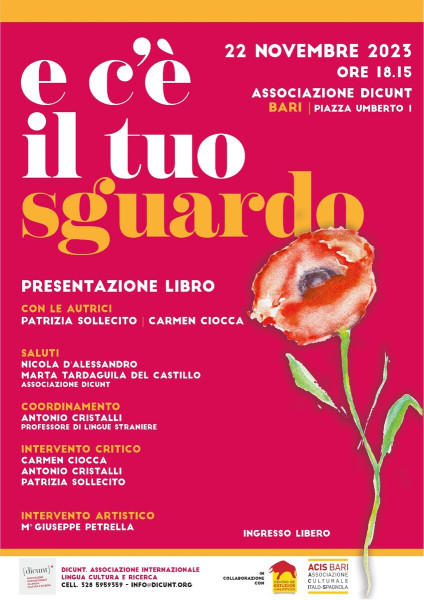Presentazione Libro "e c'è il tuo sguardo"