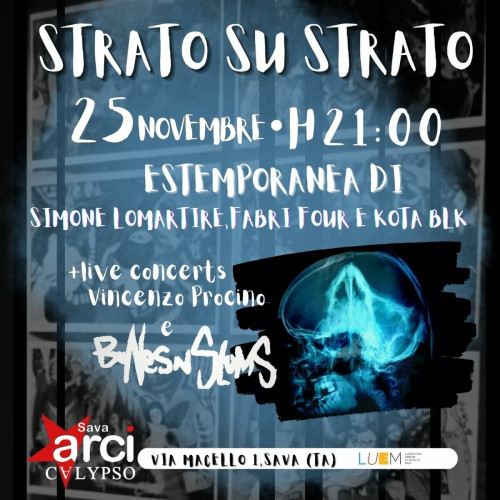 STRATO SU STRATO - ESTEMPORANEA D’ARTE + LIVE MUSIC