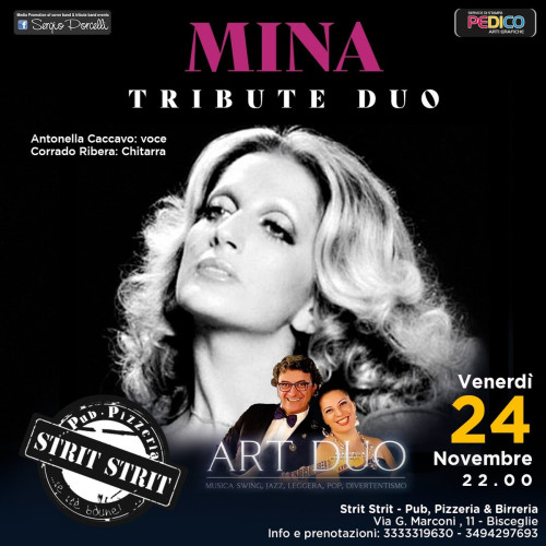 MINA tribute duo live a Bisceglie