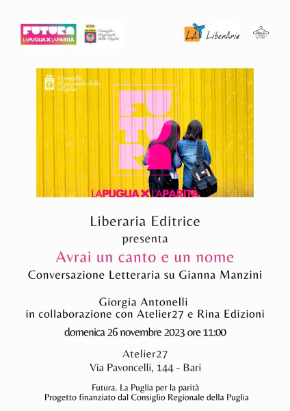 Avrai un canto e un nome - Conversazione letteraria su Gianna Manzini