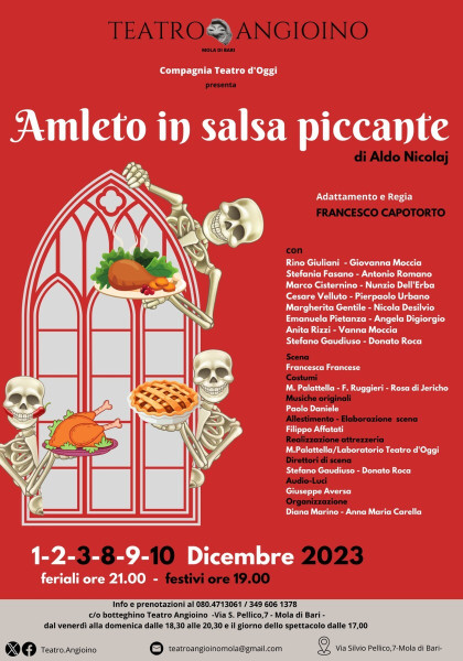 " Amleto in Salsa Piccante" commedia di Aldo Nicolaj