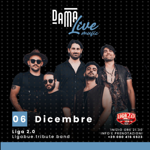 Conversano – Liga 2.0 – Ligabue tribute band live at Dama