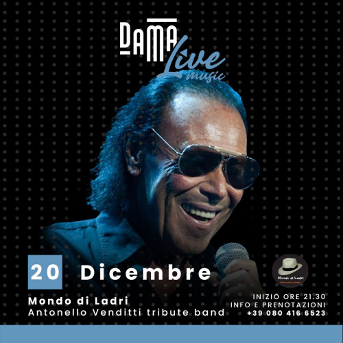 Mondo di Ladri - Antonello Venditti tribute band live at Dama