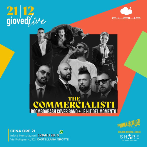 Castellana Grotte – The Commercialisti – Boomdabash e le hits del momento at Cloud