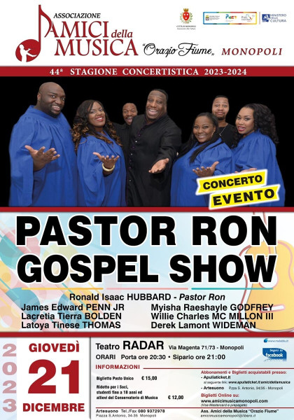 Monopoli – Pastor Ron Gospel Show