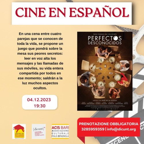 CINE EN ESPAÑOL - Perfectos desconocidos