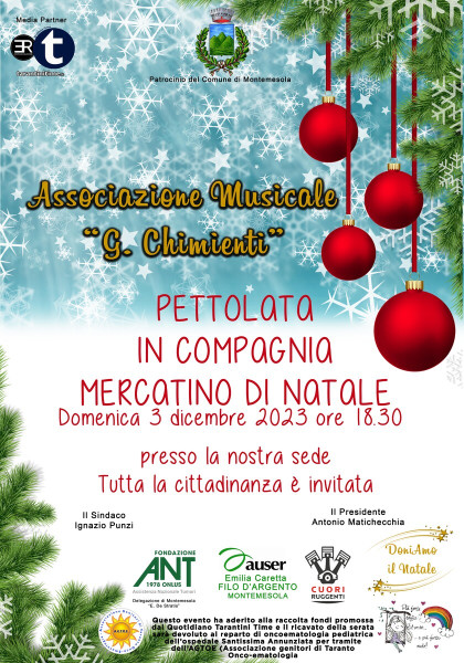 Pettolata in compagnia, pastorali e mercatini di Natale