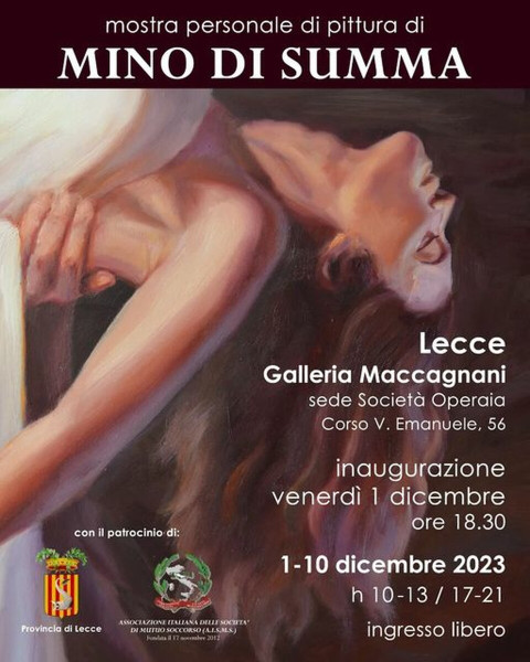 A Lecce la personale di pittura di Mino Di Summa