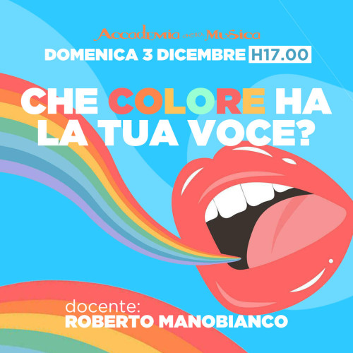 Che colore ha la tua voce?
