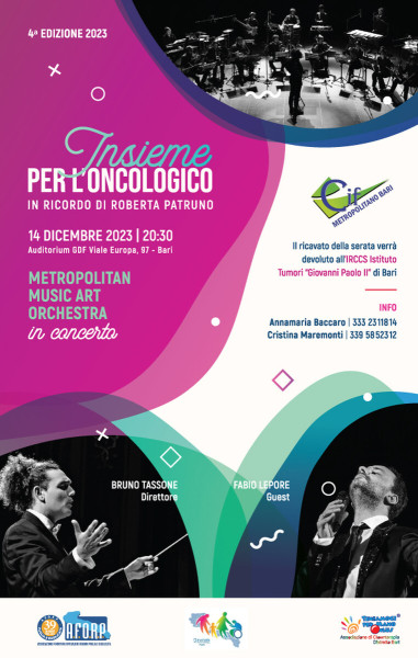 Insieme per l'Oncologico - Metropolitan M.A. Orchestra guest Fabio Lepore