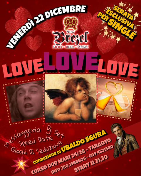 Love love love: serata single