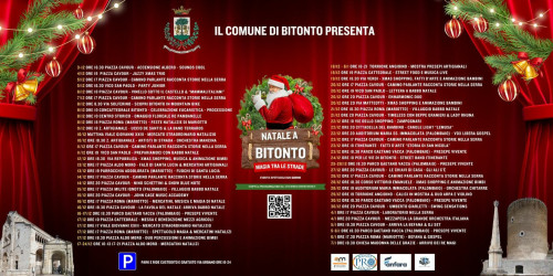 NATALE A BITONTO 2023: MAGIA TRA LE STRADE - PROGRAMMA DEGLI EVENTI