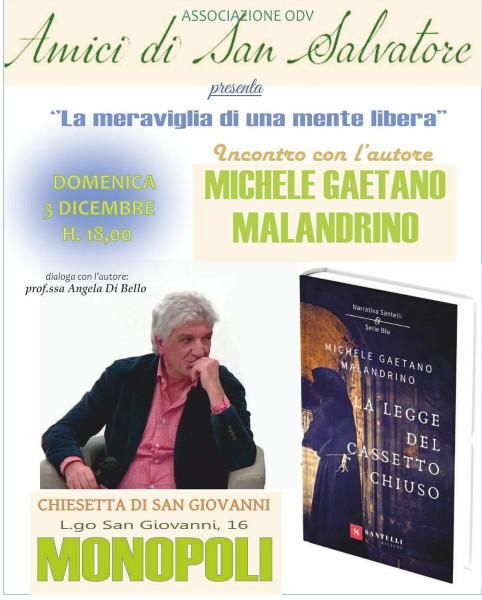La meraviglia di una mente libera - Incontro  con l'autore Michele Gaetano Malandrino