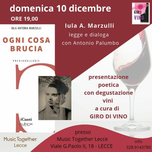 Ogni cosa brucia_poesia