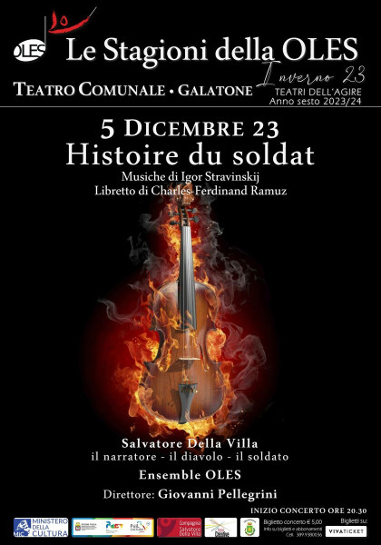 HISTOIRE DU SOLDAT con Oles Ensemble e Salvatore Della Villa