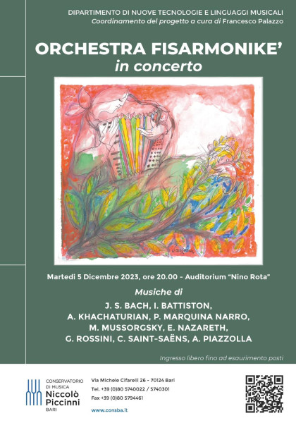 I prossimi appuntamenti del Conservatorio di Bari