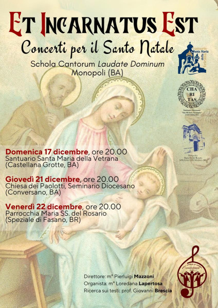 CONCERTI NATALIZI PER CORO E ORGANO