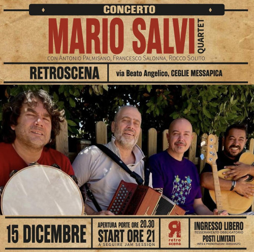 MARIO SALVI Quartet in concerto