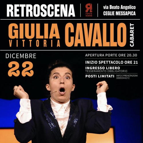 Cabaret con Giulia Vittoria Cavallo