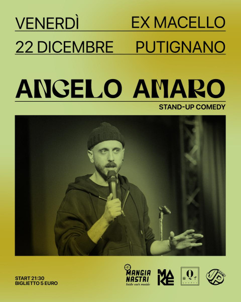 Il Mangianastri: ANGELO AMARO - stand-up comedy