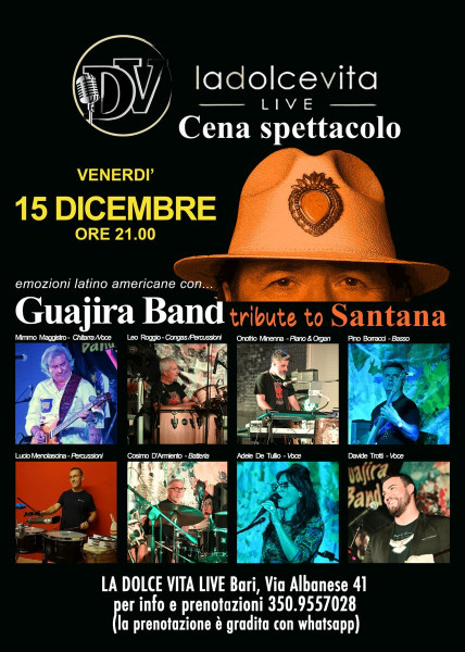 Guajira band - Tribute band Santana