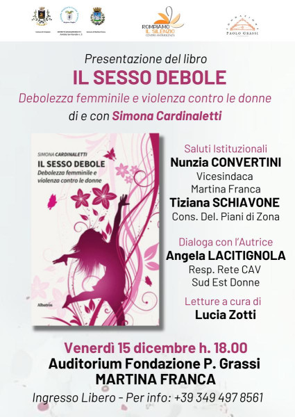 Il Sesso Debole - Presentazione del libro di Simona Cardinaletti