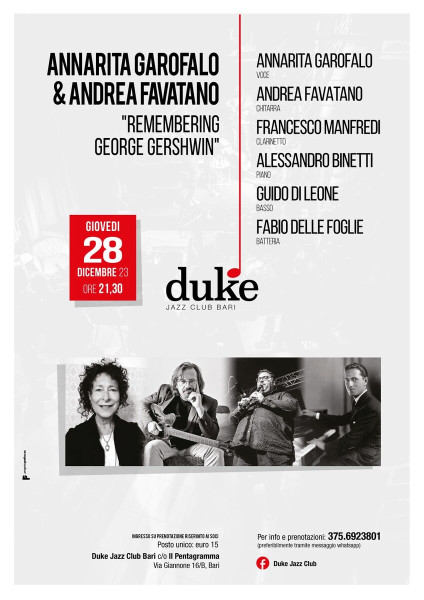 Annarita Garofalo & Andrea Favatano -  "Remembering George Gershwin"