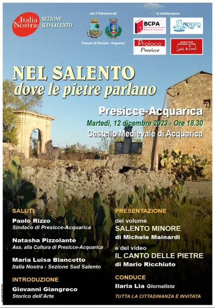 NEL SALENTO dove le pietre parlano