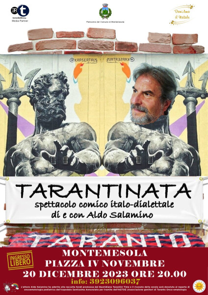 Tarantinata, cabaret italo dialettale di e con Aldo Salamino
