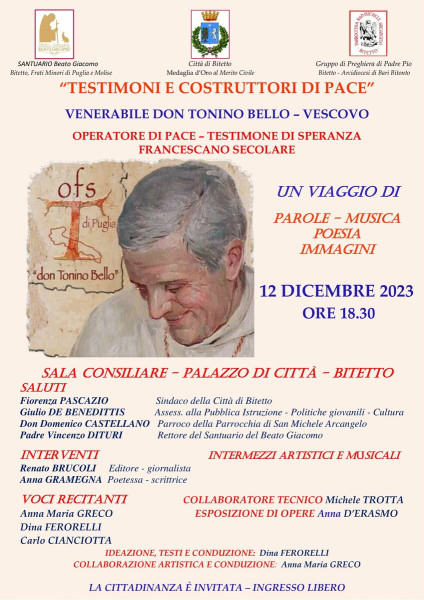 TESTIMONI E COSTRUTTORI DI PACE