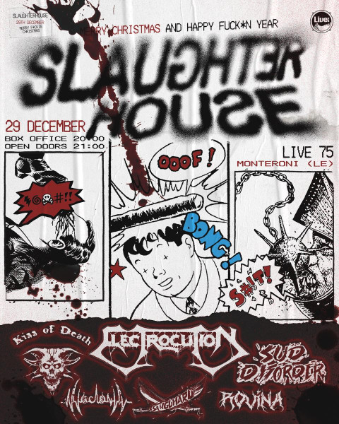 "slaughter House Last Shots of 2023: la scena metal del Sud Italia più vibrante che mai!
