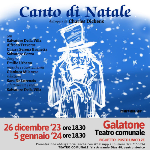 Galatone – CANTO DI NATALE dall&apos;opera di Charles Dickens