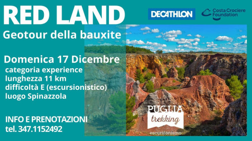 RED LAND Geotour della bauxite