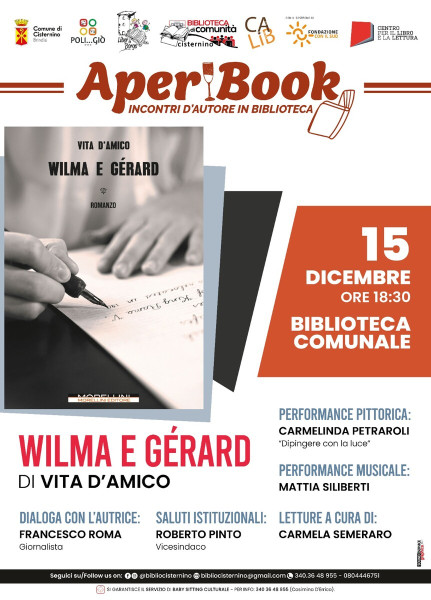 AperiBook Incontri d'Autore in biblioteca con Vita D'Amico
