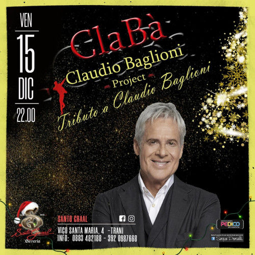 ClaBà Project Tributo a Claudio Baglioni live a Trani