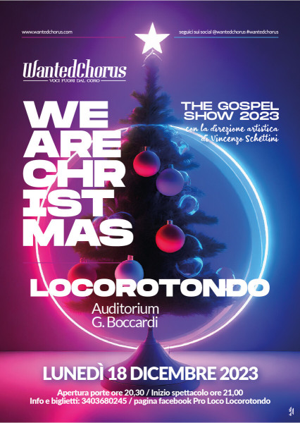 Wanted Chorus in We are Christmas - The Gospel Show 2023