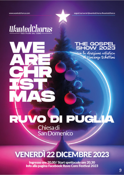 Wanted Chorus in We are Christmas - The Gospel Show 2023