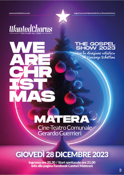 Wanted Chorus in We are Christmas - The Gospel Show 2023
