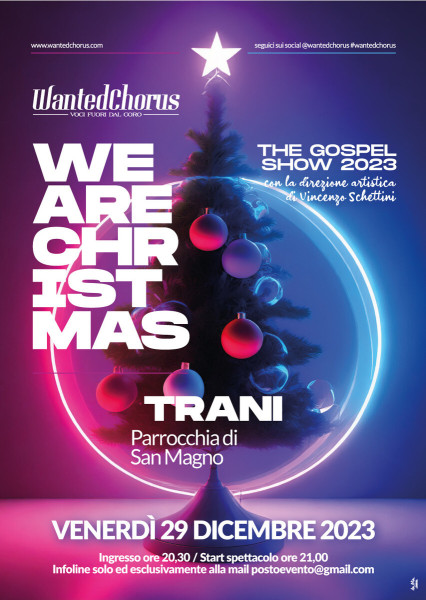 Wanted Chorus in We are Christmas - The Gospel Show 2023