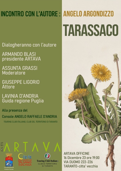 incontro con l'Autore Angelo Argondizzo "TARASSACO"