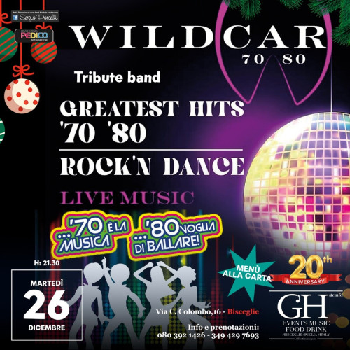WILD CAR tribute band 70 80 live a Bisceglie