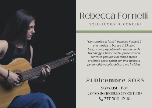 Rebecca Fornelli Live