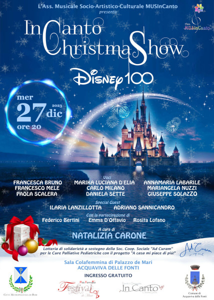 InCanto Christmas Show Disney100