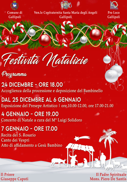 Presepe artistico e visita all'Oratorio Confraternale di Santa Maria degli Angeli
