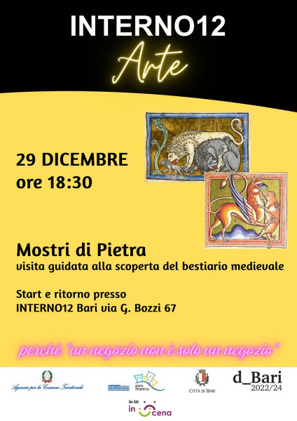 Bestie di pietra - Visita guidata gratuita Bari