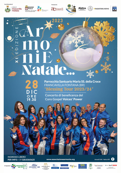 CORO GOSPEL Voices' Power in ArmoniE di Natale XI edizione